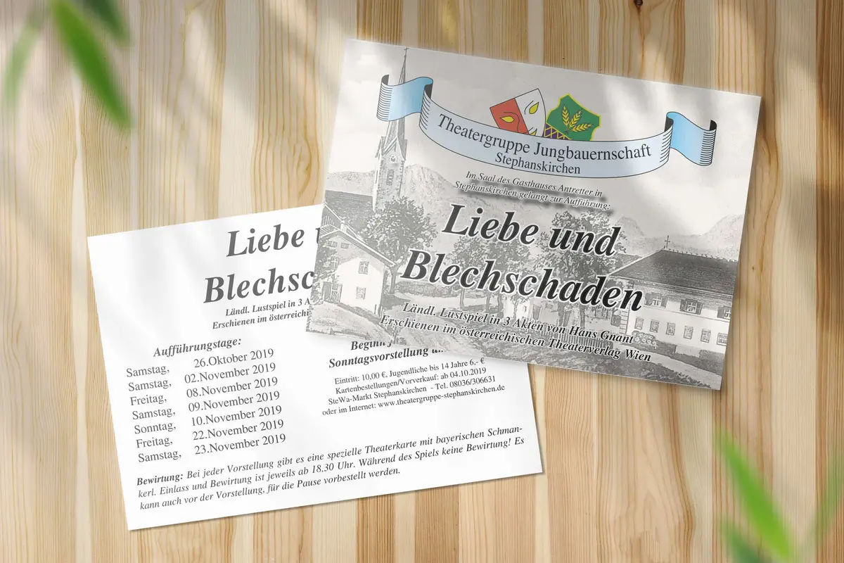 Theatergruppe Stephanskirchen Flyer - modal